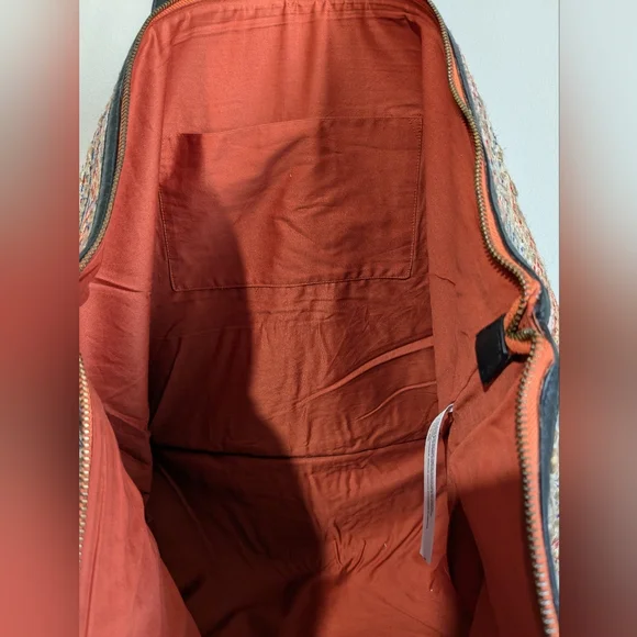 Free People Zoya Weave Weekender Oversized Tote Bag